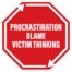 procrastination blame victim thinking cycle